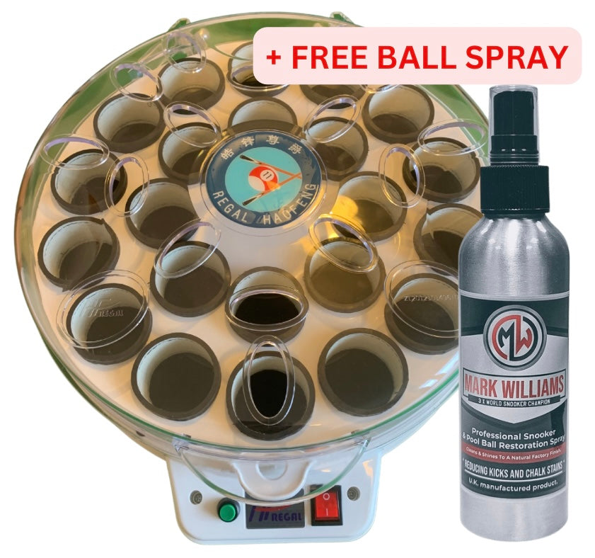 Snooker or Pool Ball Cleaning Machine REGAL Pool with 6 Months WARRANT