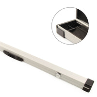 Aluminium Cue Cases Custom Size Holds 2 Cues (55-64”) with chalk holder