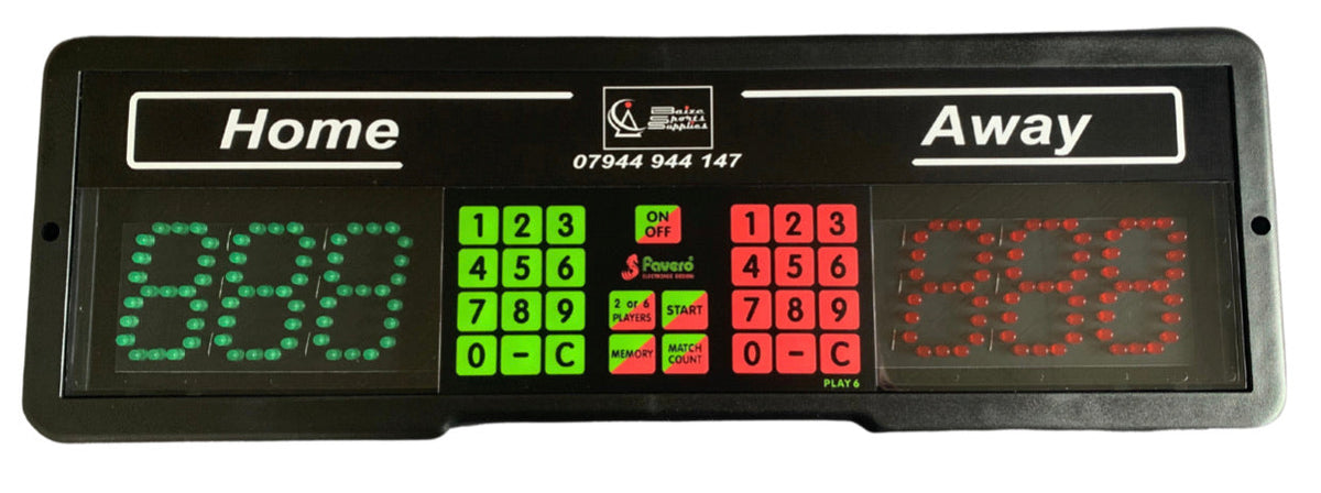 Tableau D'affichage De Snooker LED – Télécommande – 0-199 Points – Polyvalent Pour Billard, Fléchettes, Shuffleboard