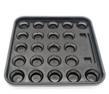 Snooker Ball Tray 22 Black Plastic - 1 off or 5 - 10 Pack