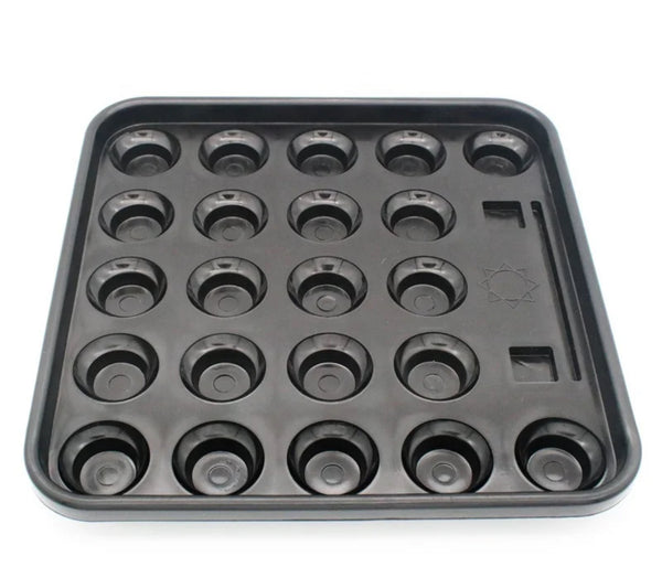 Snooker Ball Tray Black Plastic - 1 off or 5 - 10 Pack