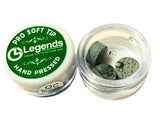 Legends NEW PRO SOFT Cue Tips for Snooker or Pool (Tub of 3)