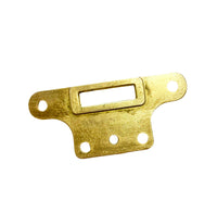 Snooker Rail Replacement Quad Tournament End Plates - Brass