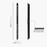 1PC PRO LUXURY GRAIN ALUMINIUM CUE CASE - HOLDS 2 X 1PC CUES