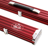3/4 WIDE CUE PRO LINE Baize Master ALUMINIUM METAL ENDS CASE 1 Cue + Attachments