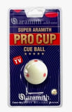 Aramith Pro Cup TV Spotted Snooker Cue Ball (2-1/16") 900 Series 142g- 1G