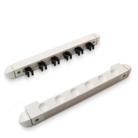Cue Rack - Wall Mounted - 6 Holder - New White