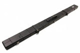 1 Piece Luxury Cue Case - BLACK PATCH by Baize Master- Leatherette Rounded Corners