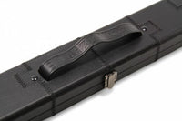 1 Piece Luxury Cue Case - BLACK PATCH by Baize Master- Leatherette Rounded Corners