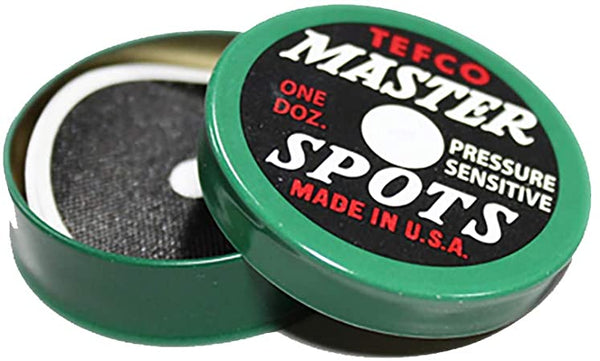 Pool Table Marker Spots - Tefco 32mm Black Spots