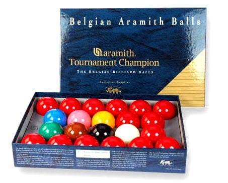 Aramith 1G Tournament Champion Snooker Balls not in Aluminium Case
