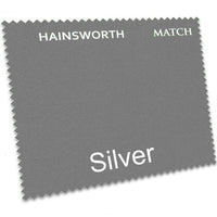Hainsworth Match Pool Table Cloth Silver 7x4 Set