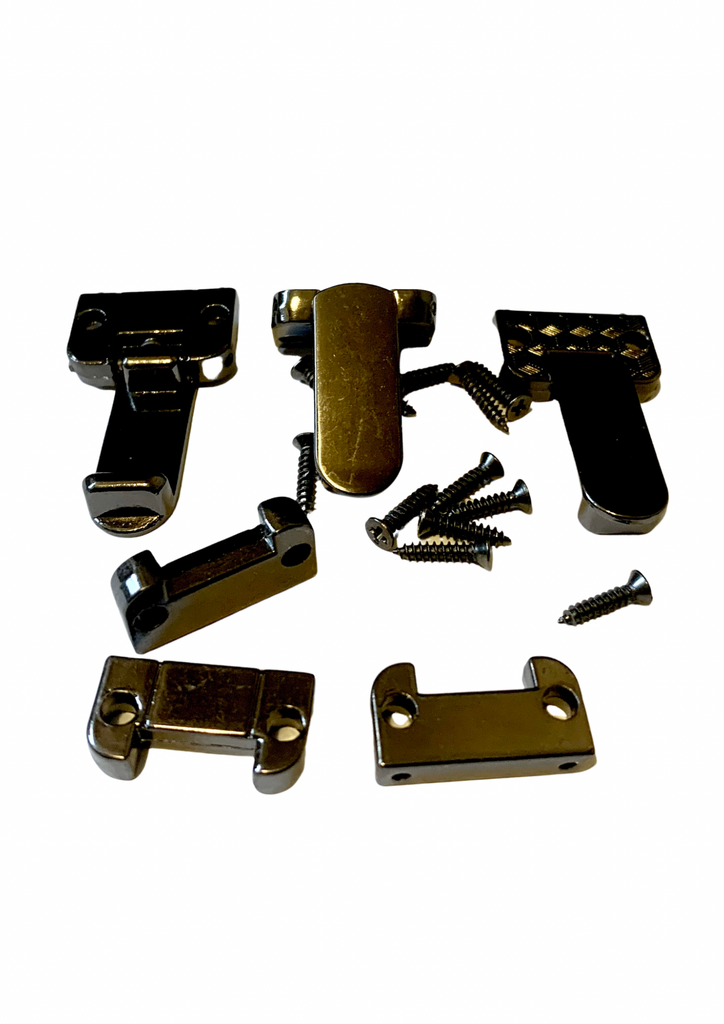 Cue Case Latches Catches Clasps Snooker Pool Case Gunmetal Grey (3Pack