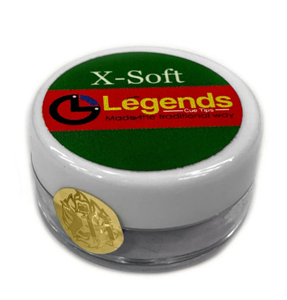 Legends Cue Tips X-SOFT for Snooker or Pool (Tub of 3)