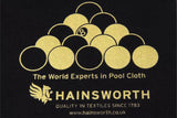 Hainsworth Pool Table Racking Cloth Printed