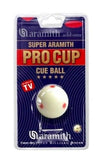 Aramith Pro Cup TV Spotted Pool Cue Ball (1 7/8”) IN BLISTER PACK